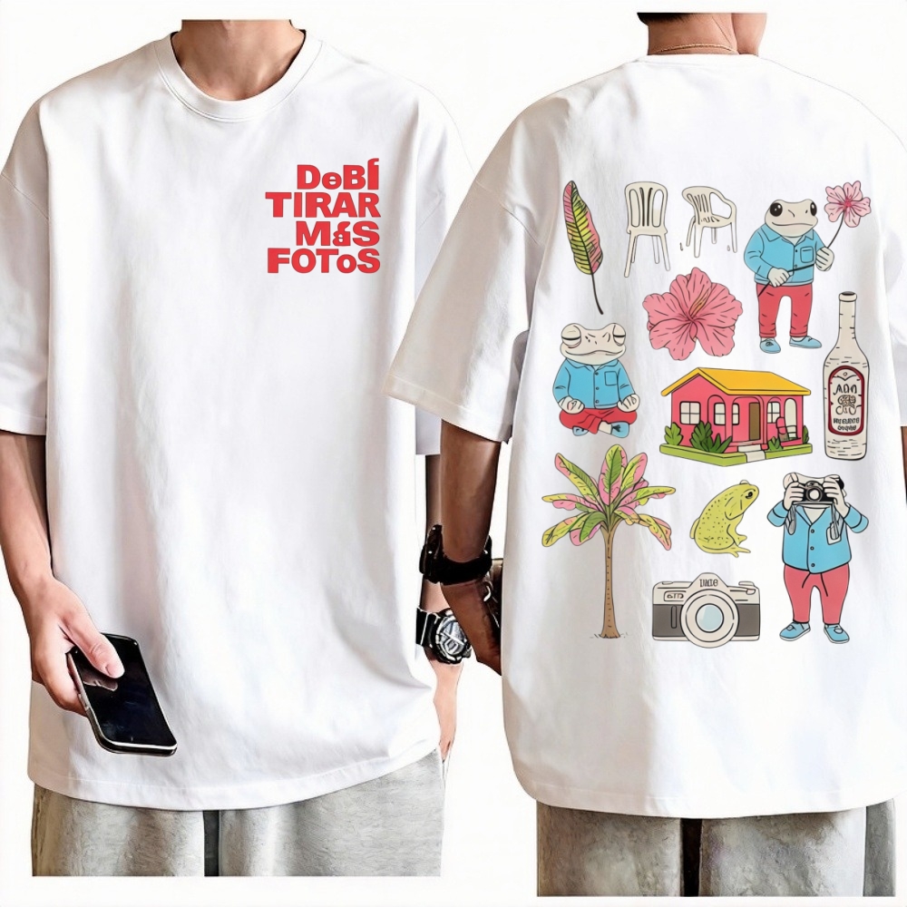 Foto Street Fashion - تي شيرت رapper Bad Bunny Debi
