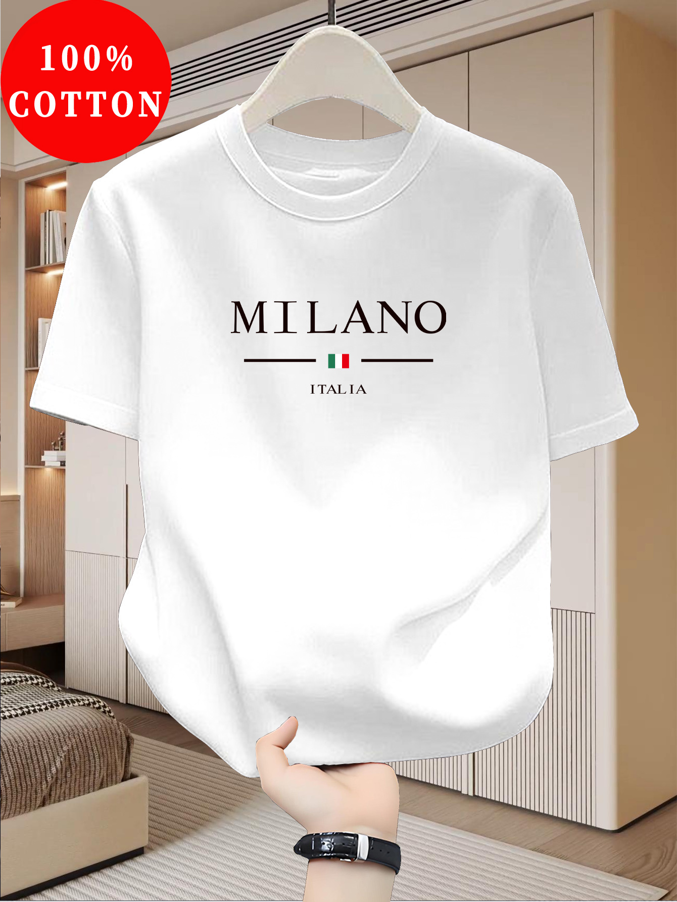 Street Fashion Of Milan - قمصان صيفية للرجال والنساء بتصميم ميلان
