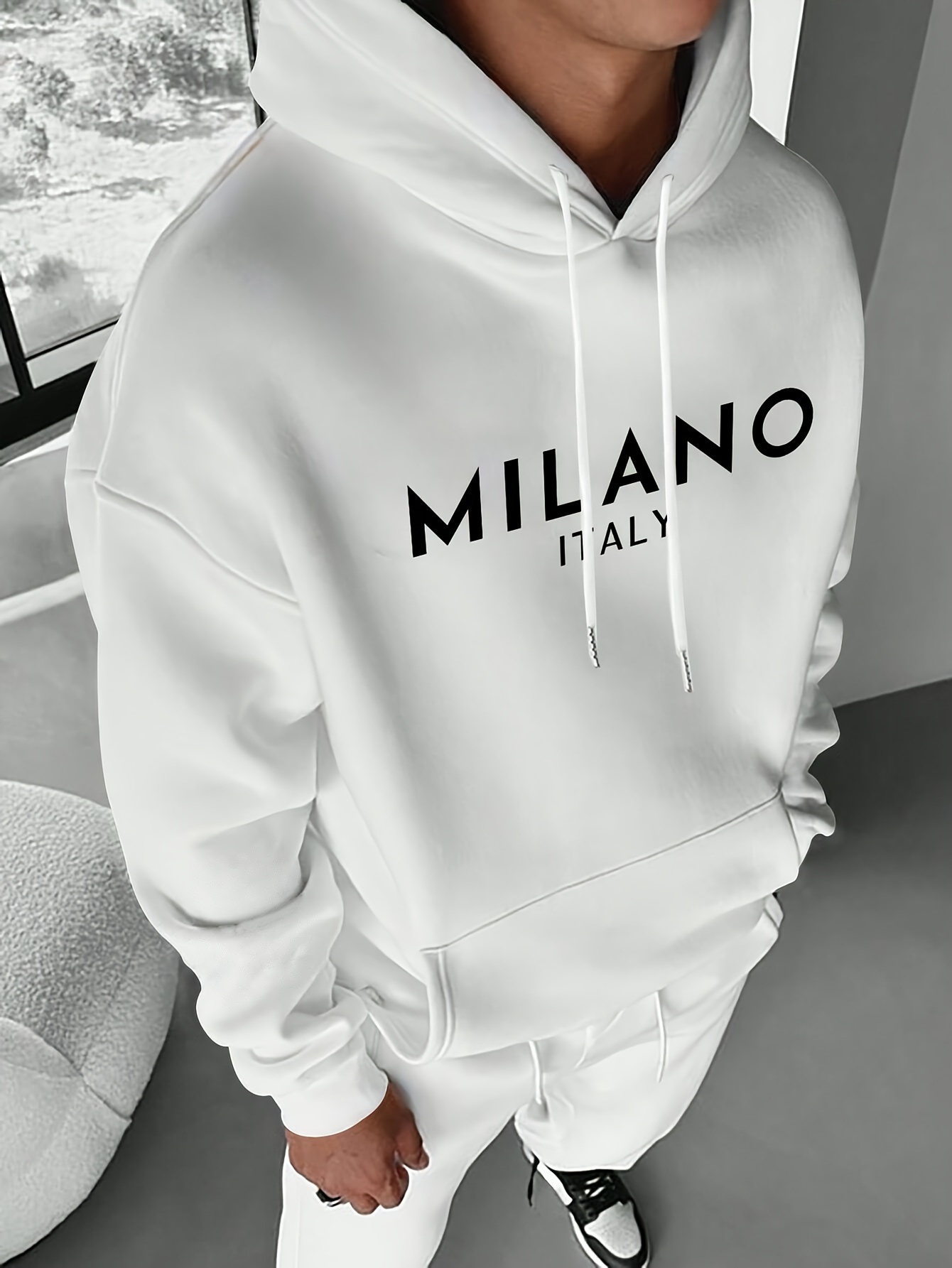 Street Fashion Of Milan - هودي ميلان للرجال والنساء، سترة رياضية