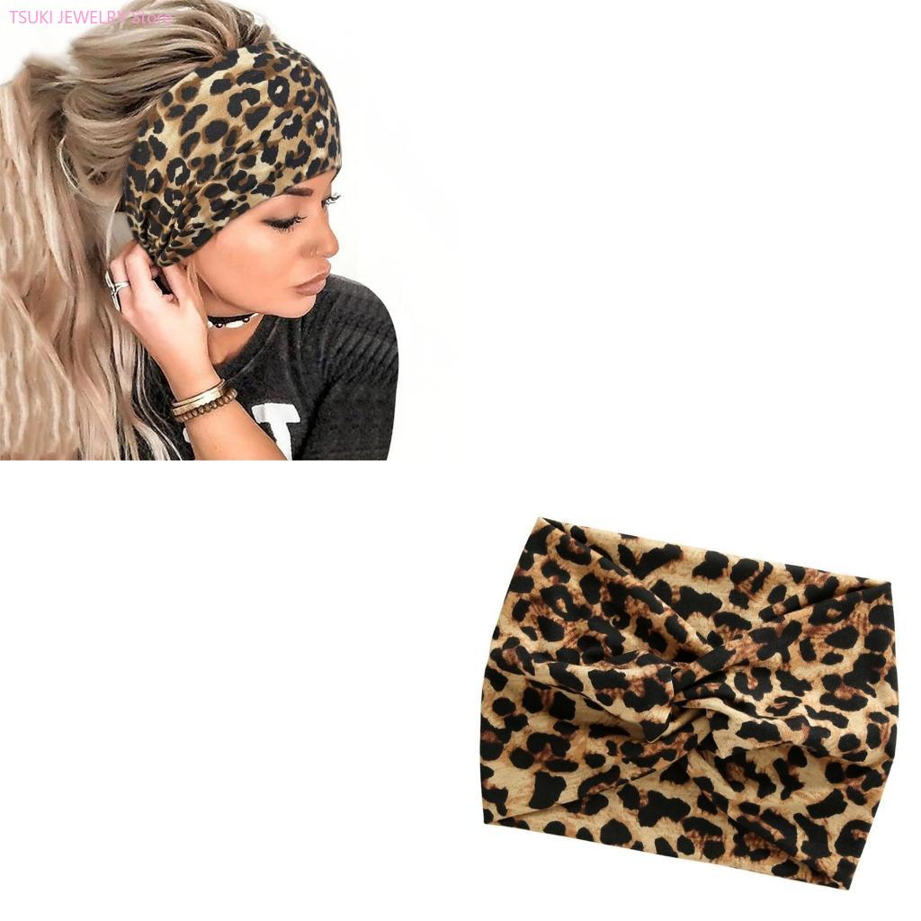 Street Fashion Reference - 62KE مطاطا ليوبارد طباعة وشاح الرأس