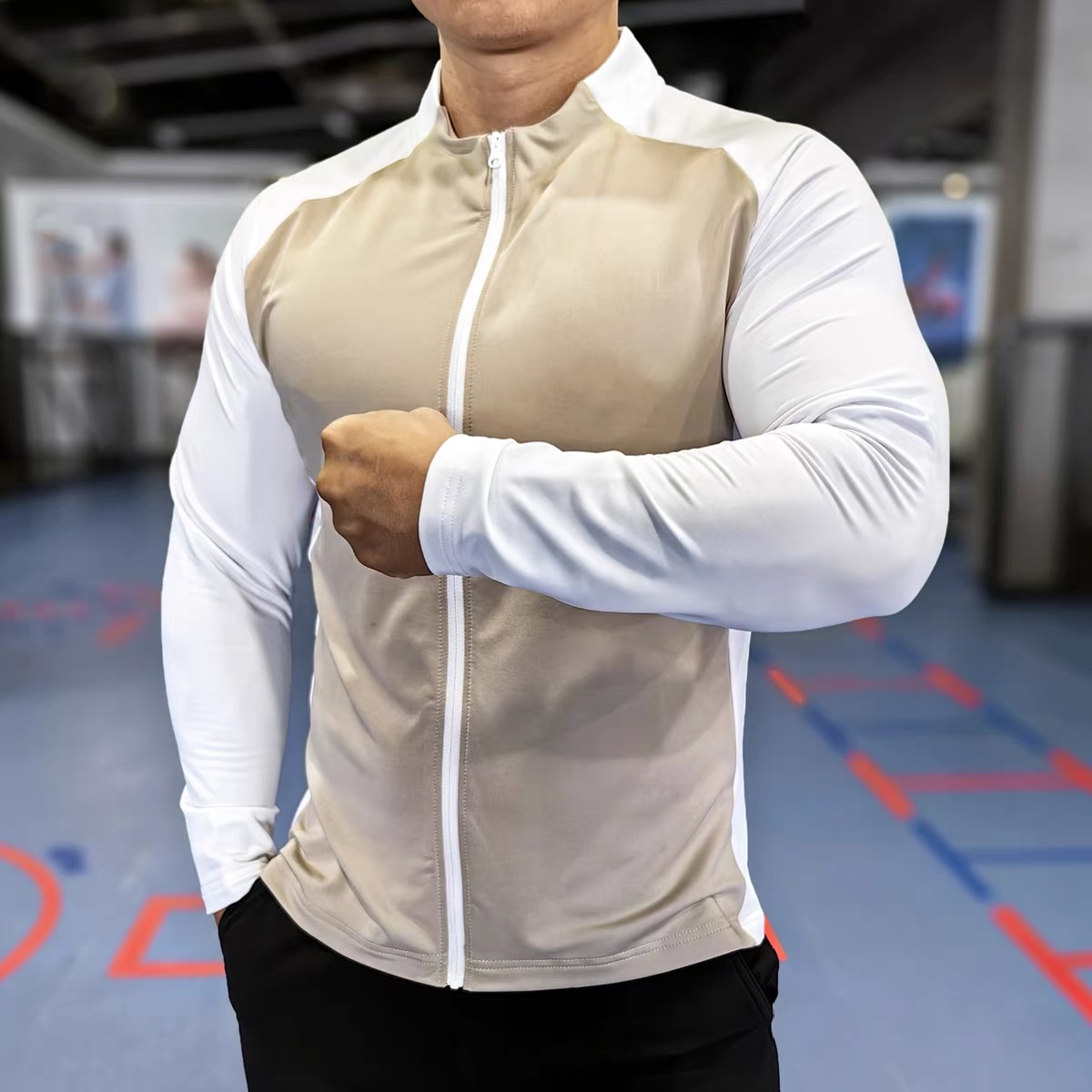Reflective Jacket Running - الشتاء الخريف التجفيف السريع تنفس قميص
