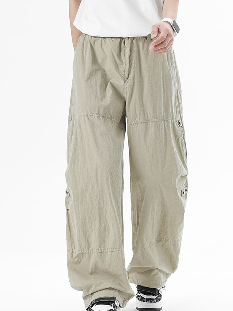 Cargo Pant Wide - بنطلون رجالي كارجو فضفاض بتصميم ريترو