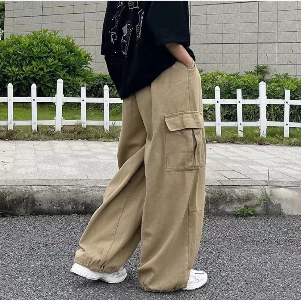 Cargo Pant Wide - بنطلون كارجو ياباني للرجال بتصميم عصري