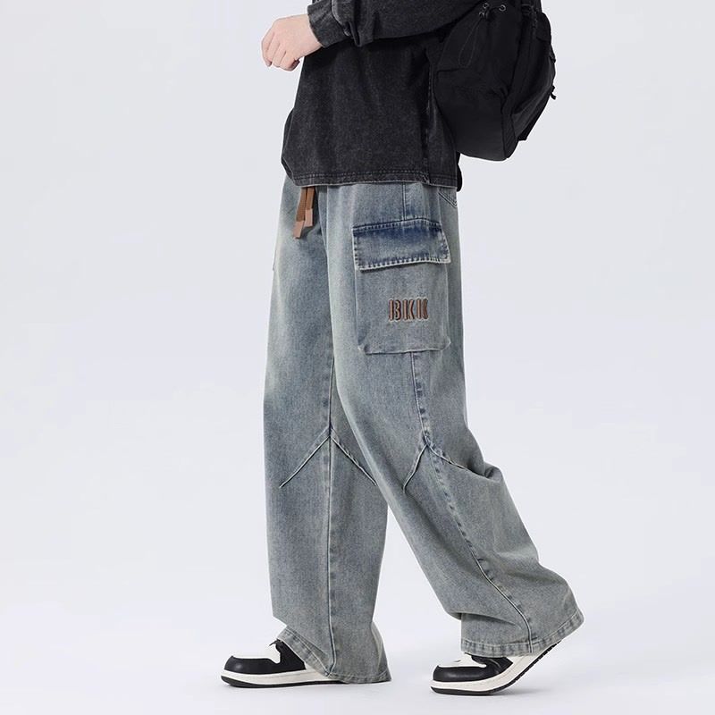 بنطلون جينز رجالي واسع الساق ب - مراجعة Cargo Pant Wide وسعره