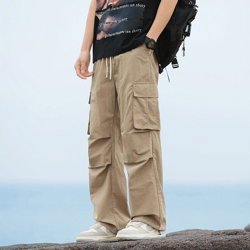 بنطلون كارجو رجالي صيفي فضفاض، - مراجعة Cargo Pant Wide وسعره