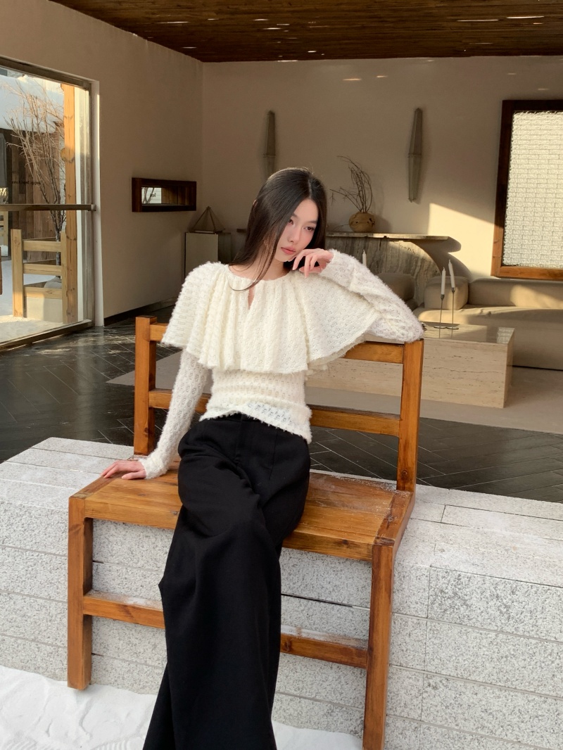 CHEERART بلوزة نسائية فاخرة مح - مراجعة Street Fashion Winter 2026 وسعره