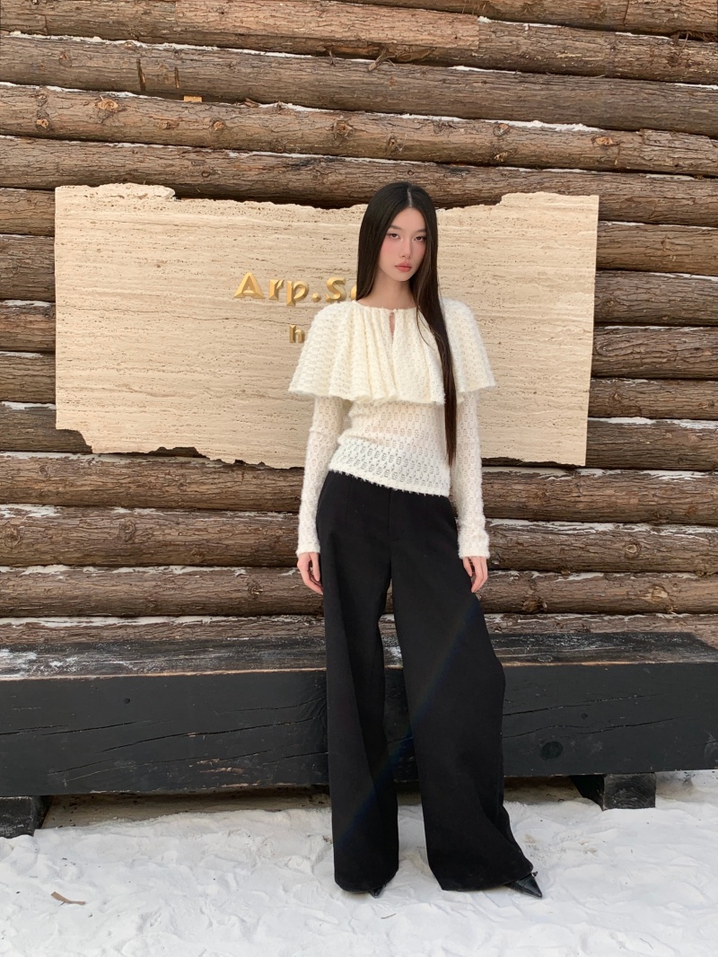CHEERART بلوزة نسائية فاخرة مح - مراجعة Street Fashion Winter 2026 وسعره