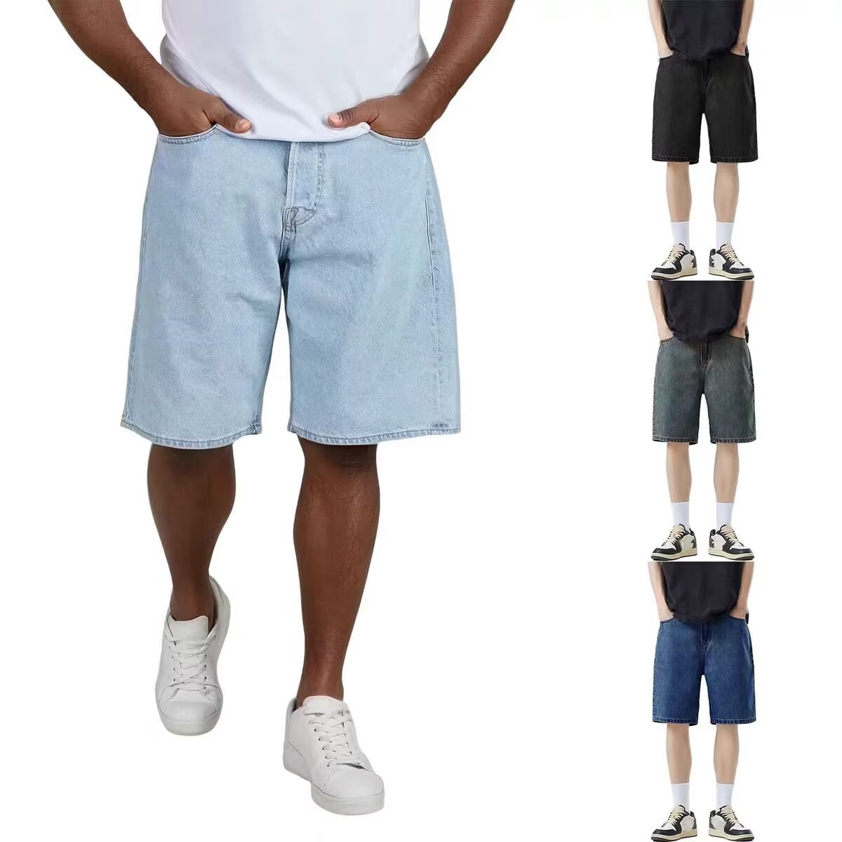 جينز رجالي جديد بأسلوب كوري عت - مراجعة Cargo Pant Wide وسعره