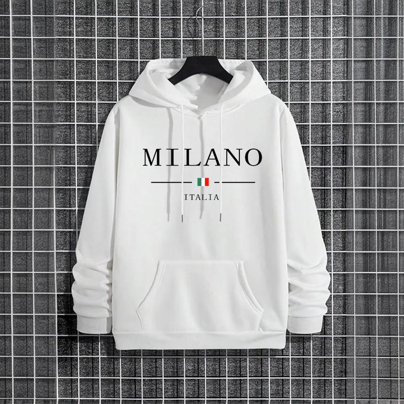 هوديز رجالي من ميلانو الإيطالي - مراجعة Street Fashion Of Milan وسعره