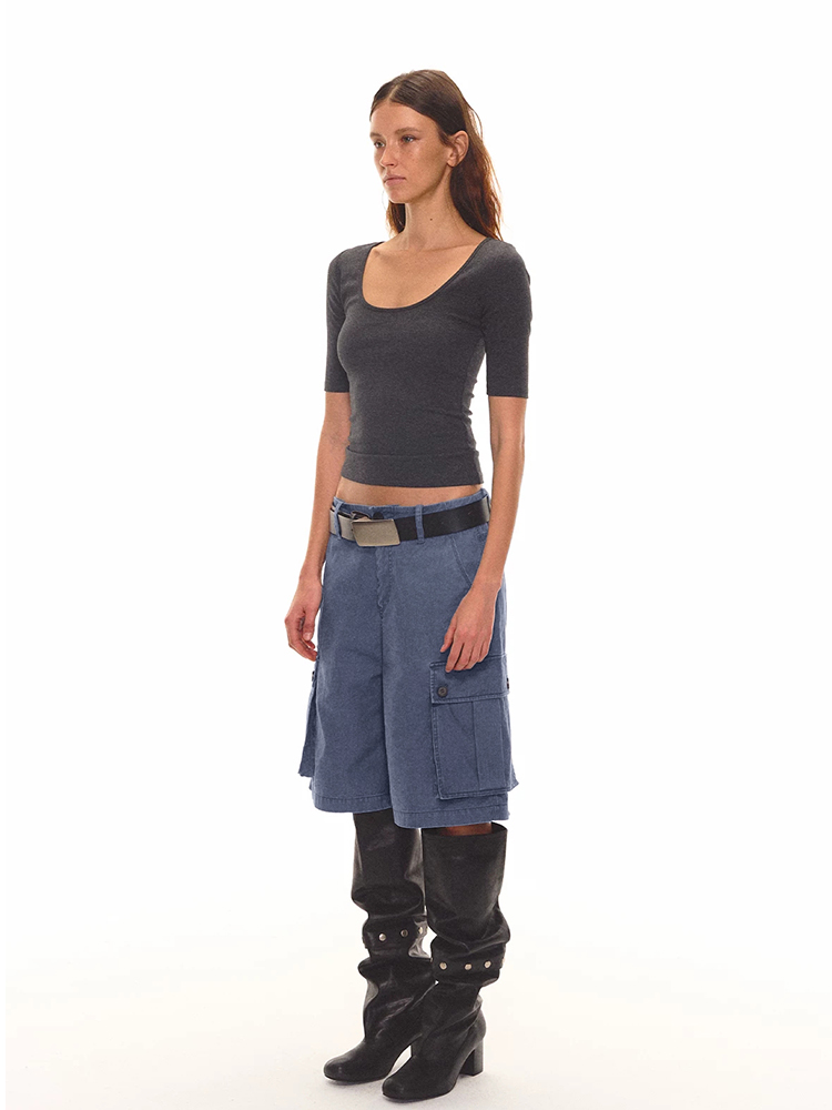 شورت جينز نسائي من REDDACHiC ب - مراجعة Cargo Pant Wide وسعره